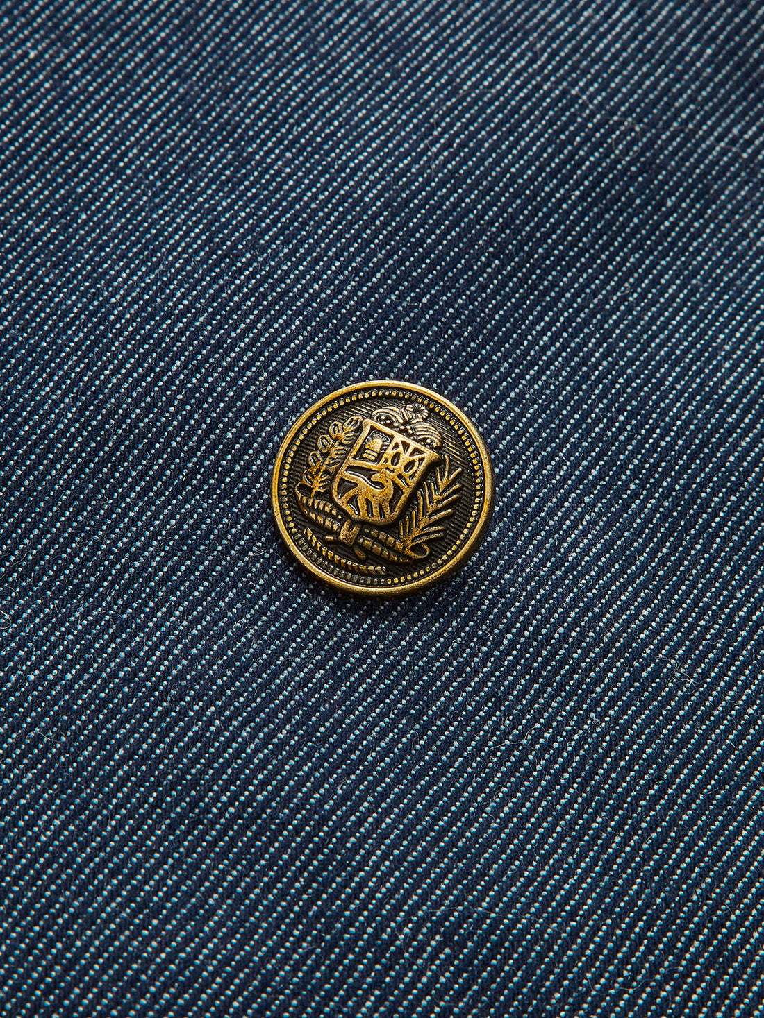 Pamuk Yaka Denim Blazer